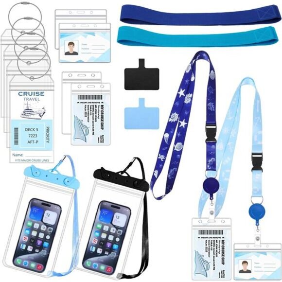 Cruise Ship Essentials 2025 Must Haves Set, 2 Pack Lanyards for Cruise Ship - Picture 1 of 7